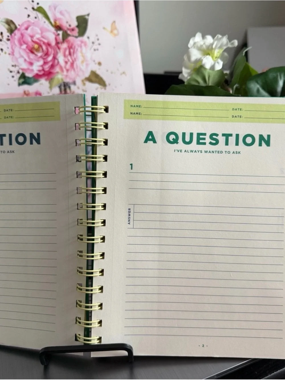 Good News & Gratitude Spiral Notebook - Pink Floral Cover